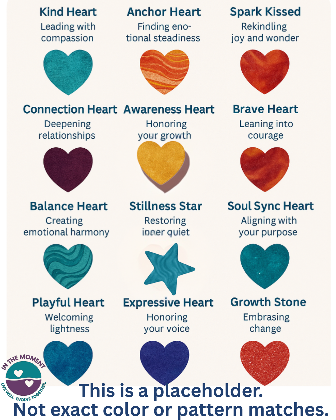 In The Moment Heart Stone Collection