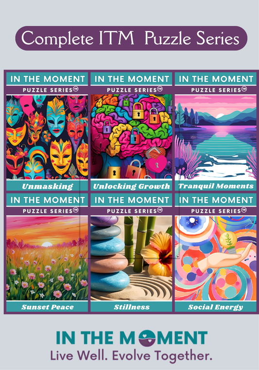 Complete In the Moment Puzzle Series – 20 Puzzles